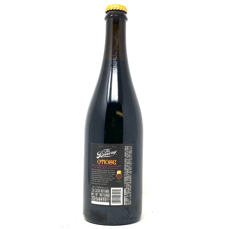 THE BRUERY OTIOSE SOUR BROWN ALE AGED IN OAK w/ GUAVA 750ml Bottle ***LIMIT 1 PER PERSON***