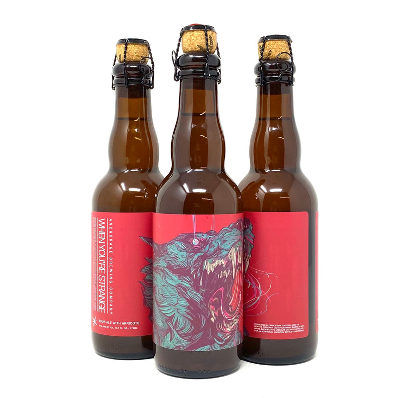 ANCHORAGE BREWING COMPANY WHEN YOU’RE STRANGE SOUR ALE w/ APRICOTS 12.7oz Bottle ***LIMIT 1 PER CUSTOMER***