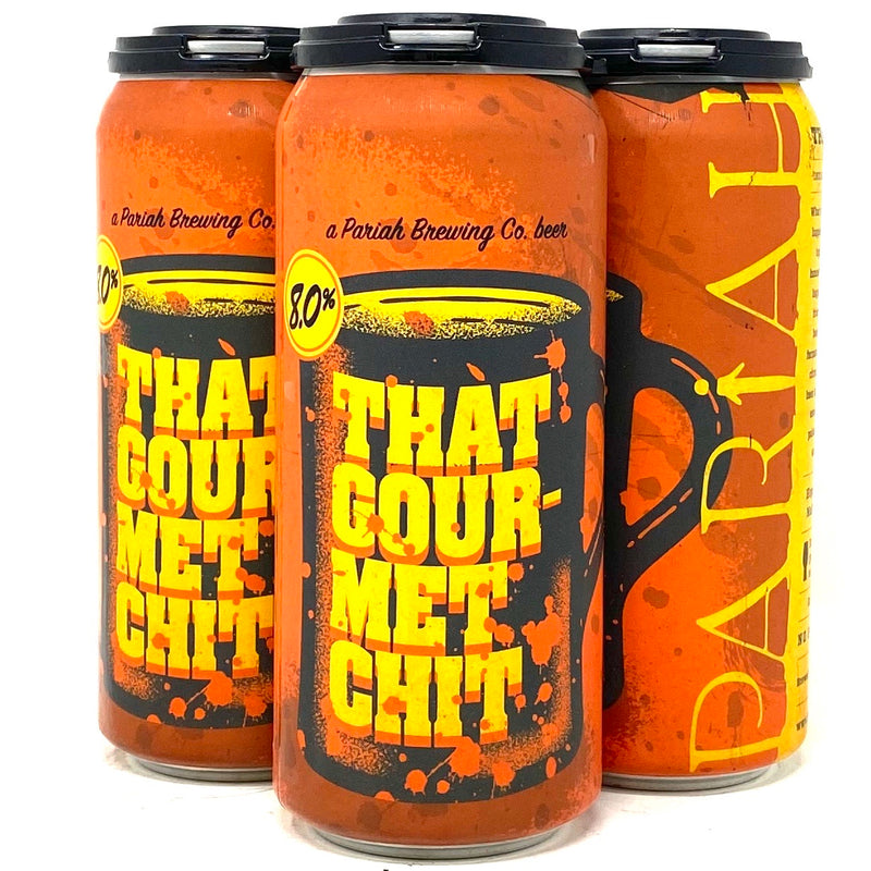 PARIAH BREWING ’THAT GOURMET CHIT’ IPA BREWED W/ COFFEE 16oz can