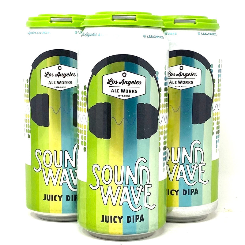 LOS ANGELES ALE WORKS SOUND WAVE JUICY DIPA 16oz can