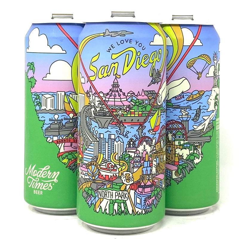 MODERN TIMES ‘WE LOVE YOU SAN DIEGO’ DIPA 16oz can