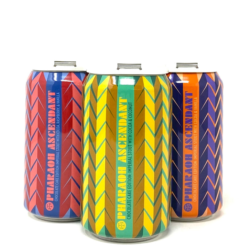 SET OF 4 PHARAOH ASCENDANT IMPERIAL STOUTS ‘CHOCOLATE CAKE EDITION’ 12oz cans