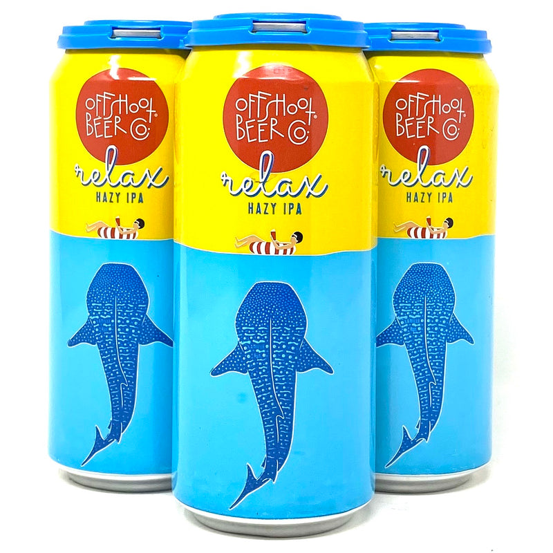 OFFSHOOT BEER CO. RELAX DOUBLE DRY HOPPED IPA 16oz can