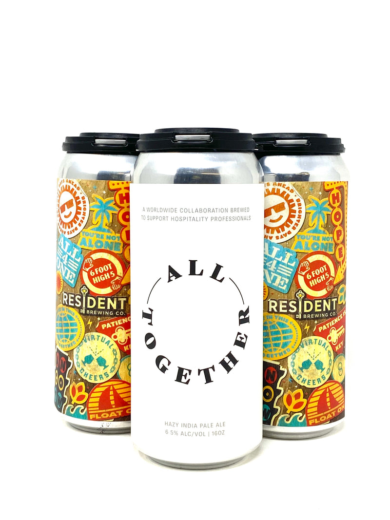 RESIDENT BREWING ALL IN THIS TOGETHER HAZY IPA 16oz can