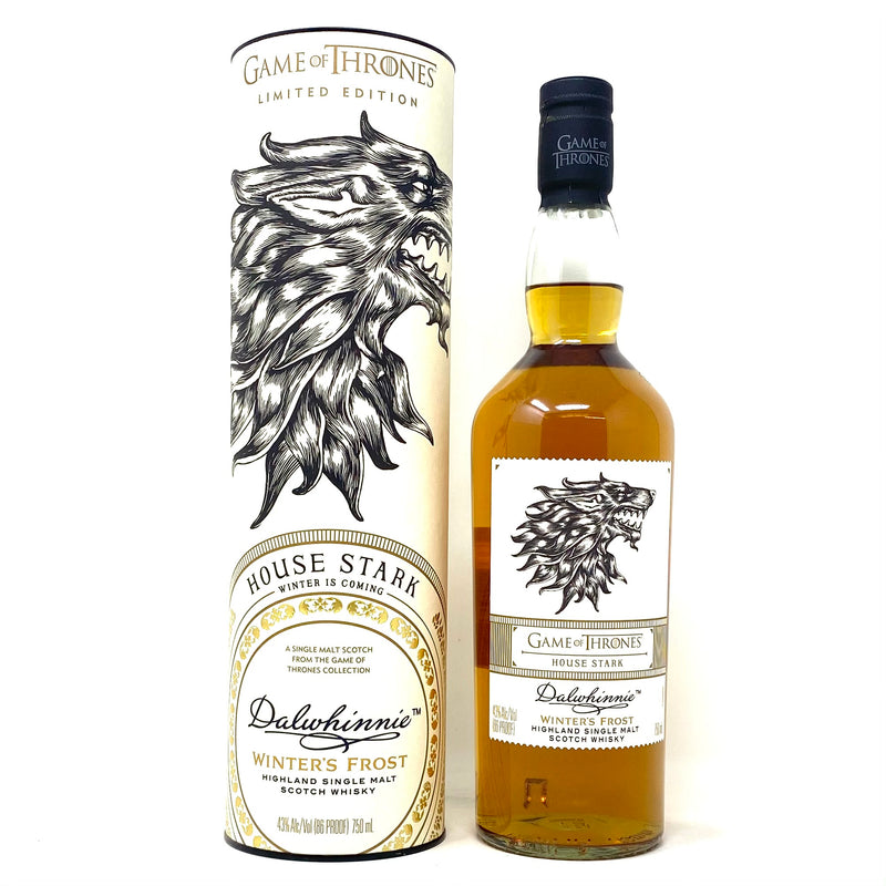 GAME OF THRONES & DALWHINNIE WINTER’S FROST HIGHLAND SINGLE MALT SCOTCH WHISKY 750ml Bottle