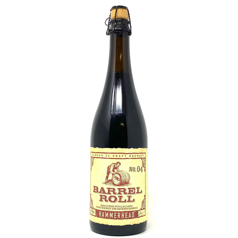 HANGAR 24 2012 BARREL ROLL NO. 4 BARLEYWINE AGED IN RYE WHISKEY & BOURBON BARRELS 750ml Bottle