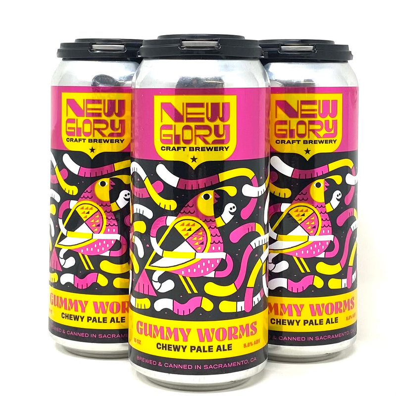 NEW GLORY GUMMY WORMS CHEWY PALE ALE 16oz can