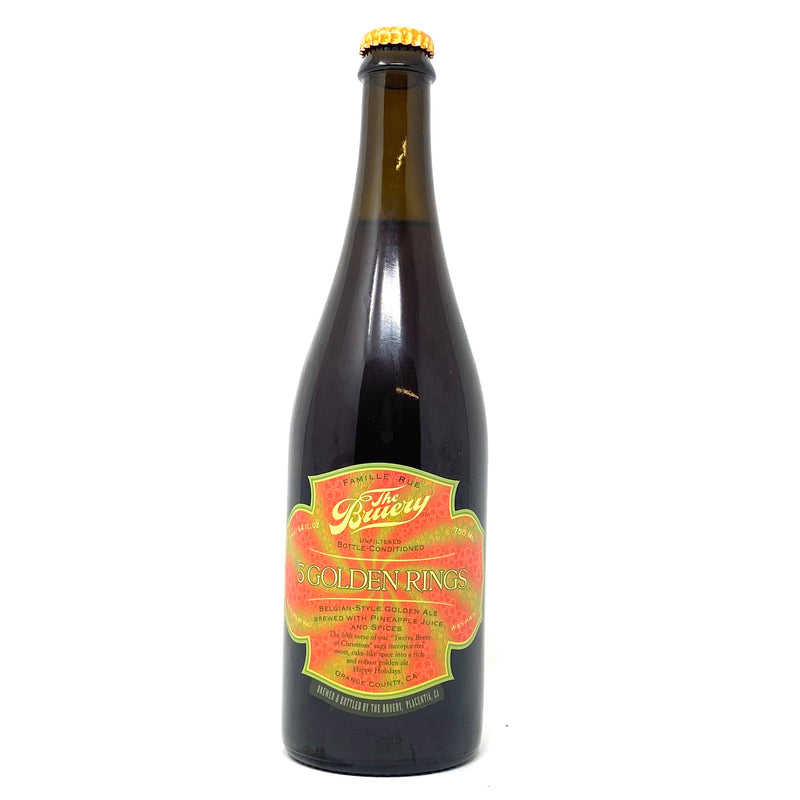 THE BRUERY 5 GOLDEN RINGS BELGIAN-STYLE GOLDEN ALE 750ml Bottle