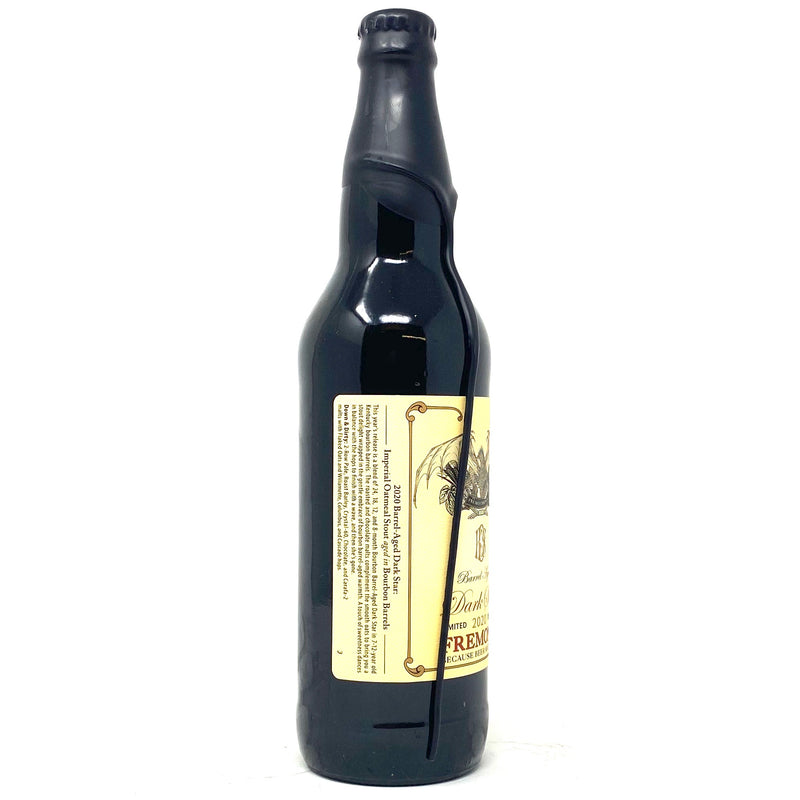 FREMONT BREWING 2020 BARREL-AGED DARK STAR IMPERIAL OATMEAL STOUT 22oz Bottle *LIMIT 1 PER ORDER*