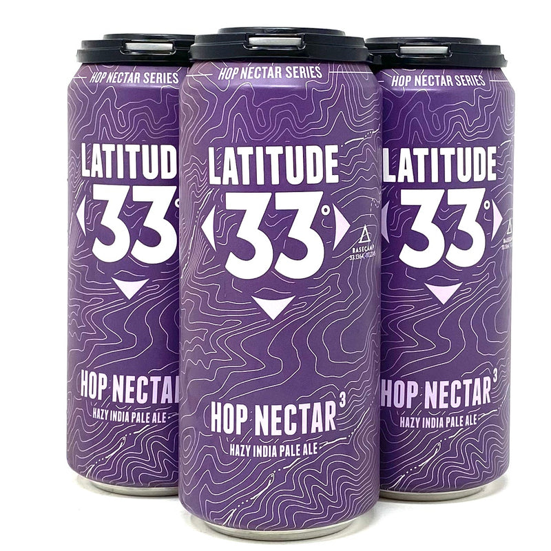 LATITUDE 33 HOP NECTAR HAZY IPA 16oz cans