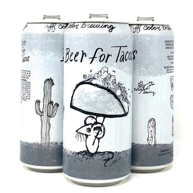 OFF COLOR BREWING BEER FOR TACOS GOSE 16oz can