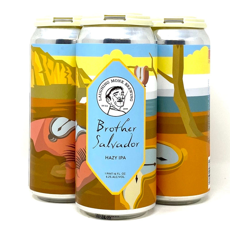 LAUGHING MONK BREWING BROTHER SALVADOR HAZY IPA 16oz can