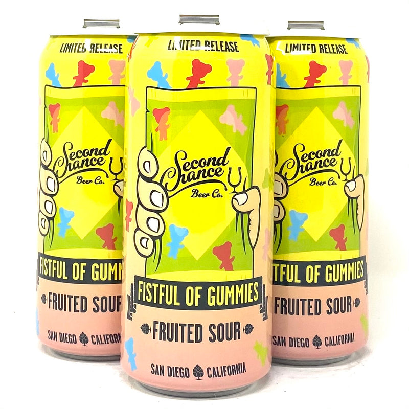 SECOND CHANCE FIST FULL OF GUMMIES FRUITED SOUR 16oz can