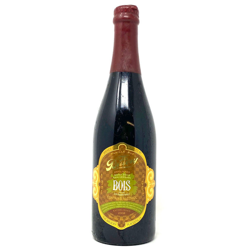 THE BRUERY BOIS 2013 ANNIVERSARY 100% ALE AGED IN BRANDY BARRELS 750ml Bottle ***LIMIT 1 PER PERSON***