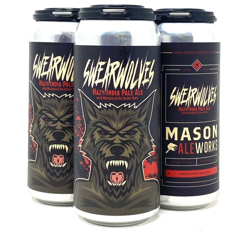 MASON ALEWORKS SWEARWOLVES HAZY IPA 16oz can