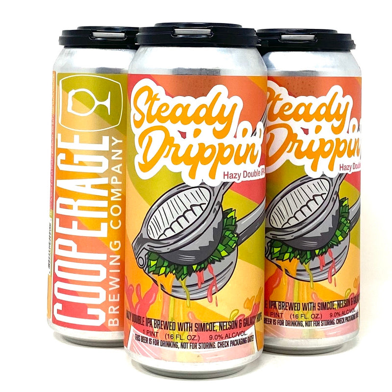 COOPERAGE BREWING STEADY DRIPPIN’ HAZY DIPA 16oz can