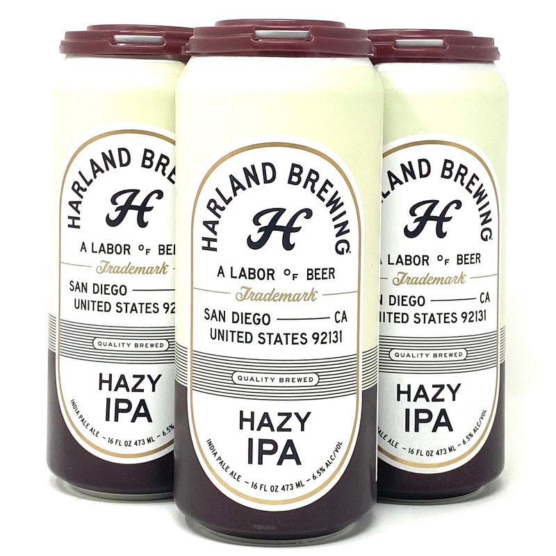 HARLAND BREWING CO. HAZY IPA 16oz can
