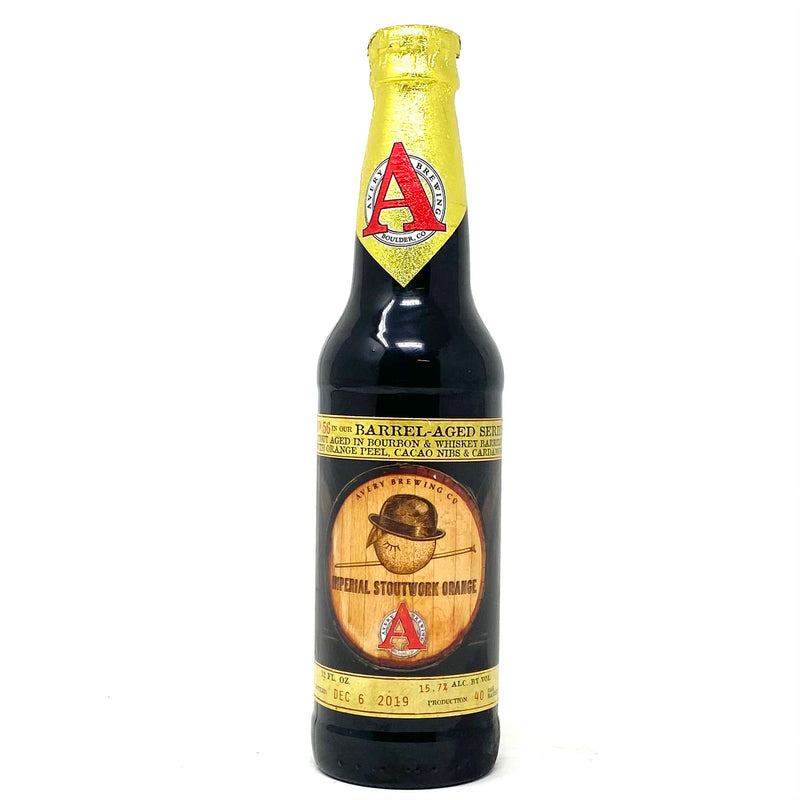 AVERY 2019 IMPERIAL STOUTWORK ORANGE BARREL-AGED SERIES 12oz Bottle ***LIMIT 1 PER ORDER***