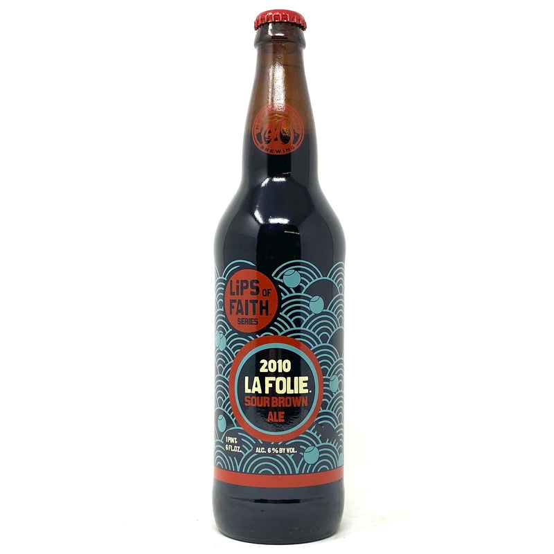 NEW BELGIUM 2010 ‘LIPS OF FAITH SERIES’ LA FOLIE SOUR BROWN ALE 22oz Bottle