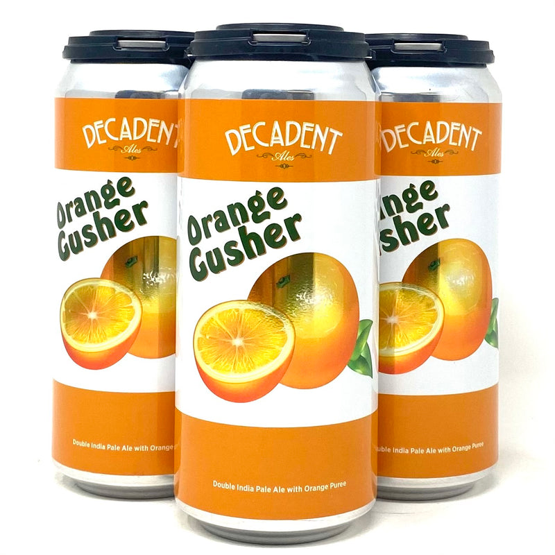 DECADENT ORANGE CRUSHER DIPA w/ ORANGE PURÉE 16oz can