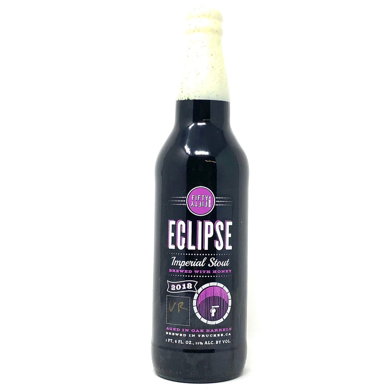 FIFTYFIFTY ECLIPSE 2018 VANILLA RYE STOUT AGED IN OAK BARRELS 22oz Bottle