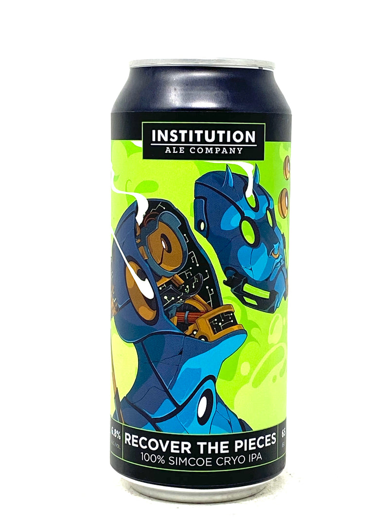 INSTITUTION ALE RECOVER THE PIECES SIMCOE CRYO IPA 16oz can