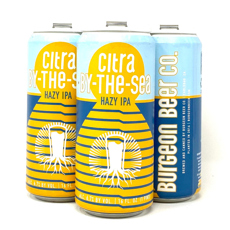 BURGEON BEER CITRA BY THE SEA HAZY IPA 16oz can