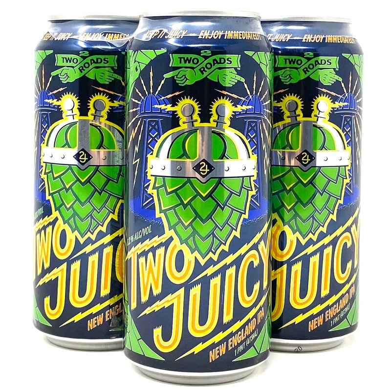 TWO ROADS TWO JUICY NEW ENGLAND IPA 16oz can