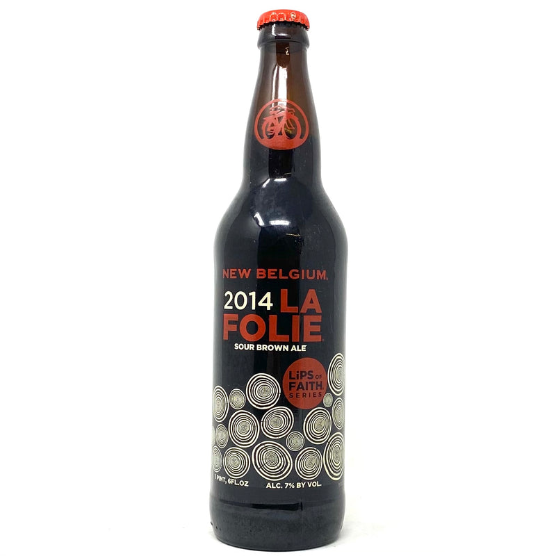 NEW BELGIUM 2014 ‘LIPS OF FAITH SERIES’ LA FOLIE SOUR BROWN ALE 22oz Bottle