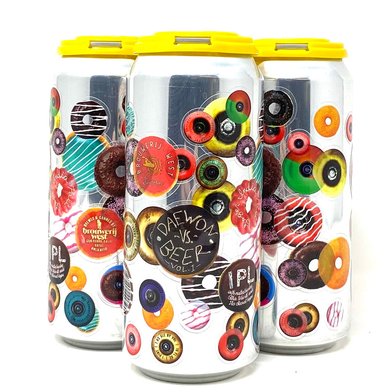 BROUWERIJ WEST DAEWON vs. BEER INDIA PALE LAGER 16oz can