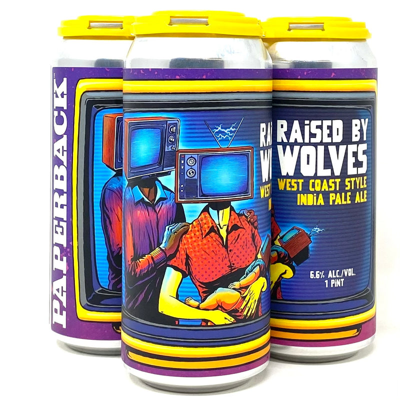 PAPERBACK RAISED BY WOLVES WEST COAST IPA 16oz can