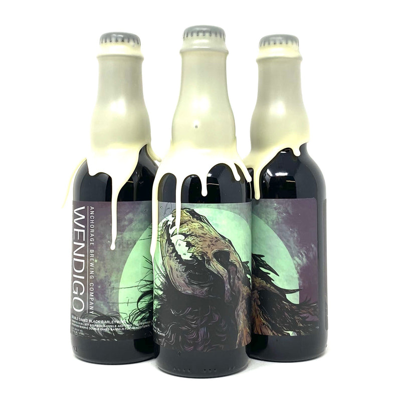 ANCHORAGE BREWING COMPANY WENDIGO DOUBLE OAKEDBLACK BARLEYWINE 12oz Bottle ***LIMIT 1 PER CUSTOMER***