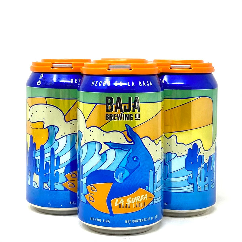 BAJA BREWING LA SURFA BAJA LAGER 12oz can