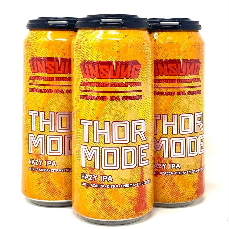 UNSUNG BREWING NEBULOID IPA SERIES ‘THOR MODE’ HAZY IPA 16oz can