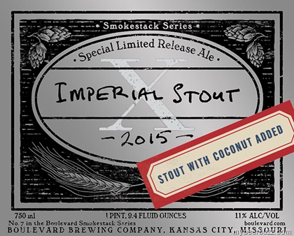 Boulevard Smokestack Series Imperial Stout Coconut Added 750ml