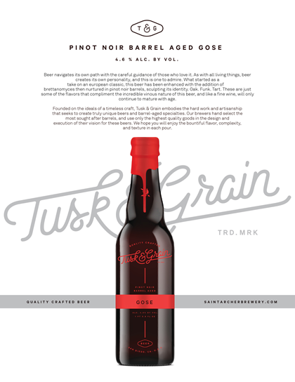 Saint Archer Tusk & Grain Gose 500ml LIMIT 1
