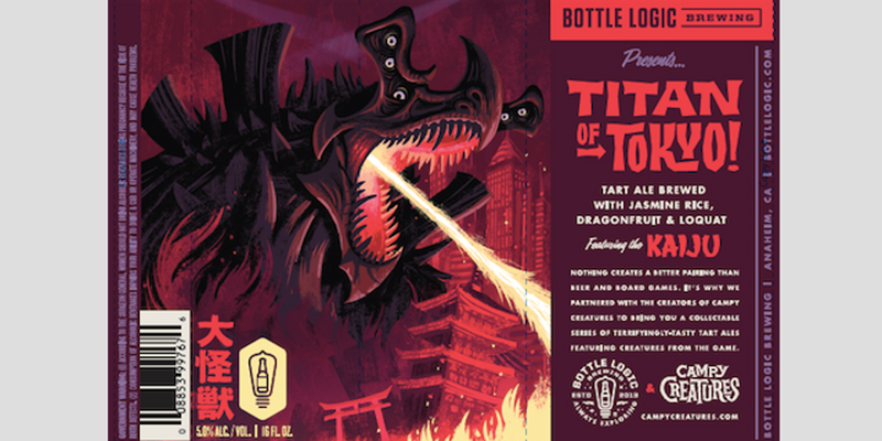 Bottle Logic Brewing Creature Collab Titan of Tokyo 16oz CAN LIMIT 2