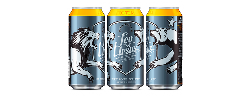 Firestone Walker Leo v. Ursus Fortem Imperial IPA CANS 16oz