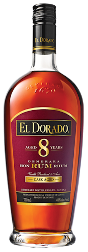 EL DORADO 8 YR OLD CASK 
AGED RUM