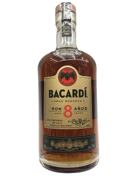 BACARDI GRAN RESERVA 8 YR  RUM
