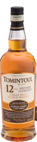 TOMINTOUL 12 YR SINGLE MALT SCOTCH