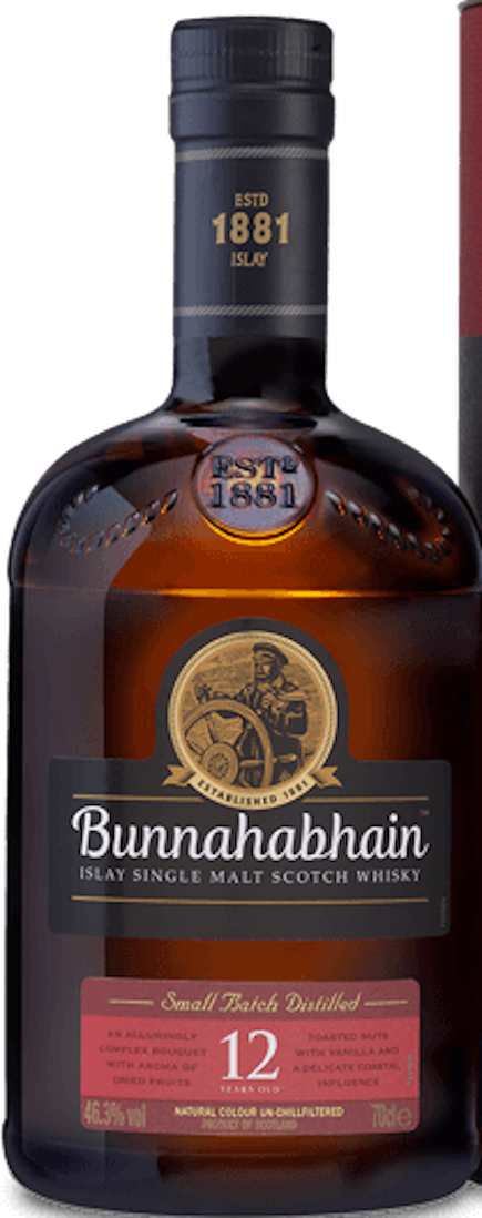 BUNNAHABHAIN 12 YR SINGLE MALT SCOTCH