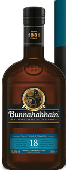 BUNNAHABHAIN 18 YR SINGLE MALT SCOTCH