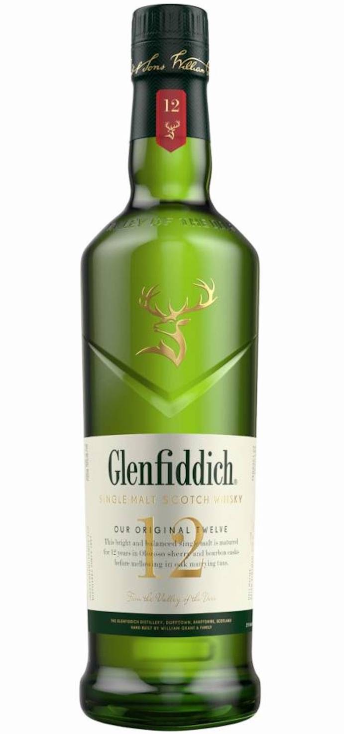 GLENFIDDICH 12 YR SINGLE MALT SCOTCH