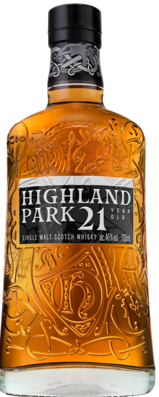 HIGHLAND PARK 21 YR SINGLE MALT SCOTCH
