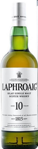 LAPHROAIG 10 YR SINGLE MALT SCOTCH