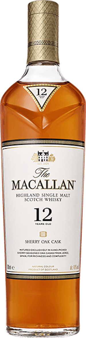 MACALLAN 12 YR SHERRY SINGLE MALT SCOTCH