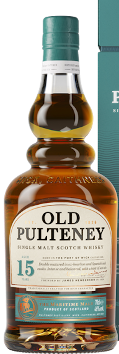 OLD PULTENEY 15 YR SINGLE MALT SCOTCH