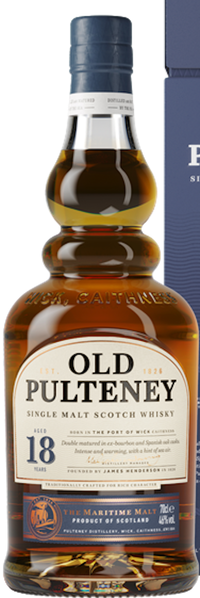 OLD PULTENEY 18 YR SINGLE MALT SCOTCH